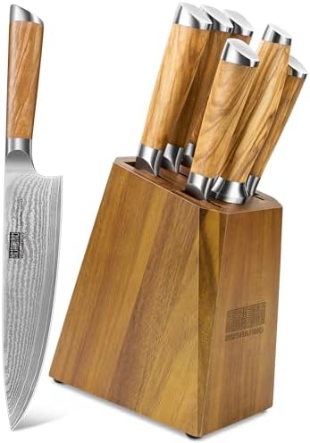 Couteau d'Office et à Légumes HOSHANHO, Tranchant Japonais Super, Manche Ergonomique en Bois, Couteau Éplucheur, Acier 6
